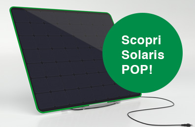 Solaris POP, il mini generatore fotovoltaico domestico